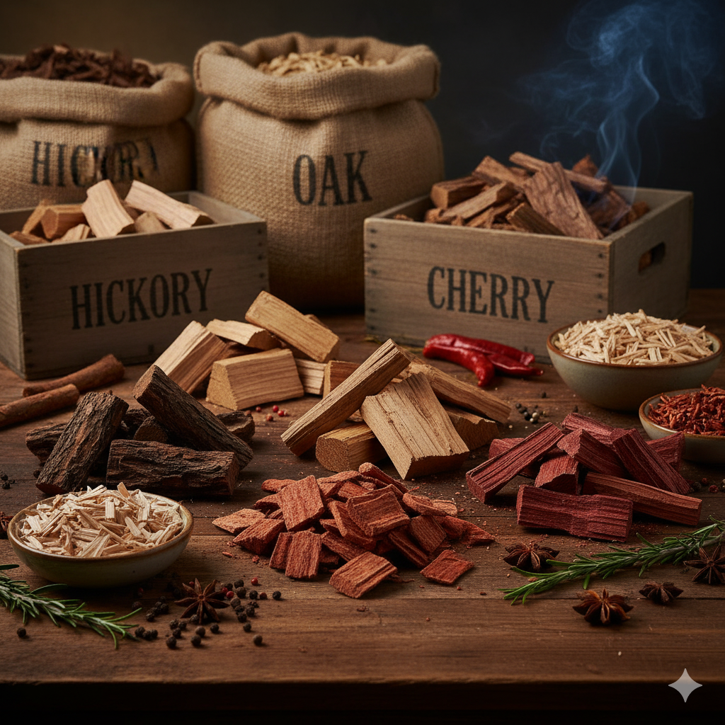 Leia mais sobre o artigo Madeiras Nobres: O Guia Definitivo da Rib House para Escolher a Fumaça Perfeita